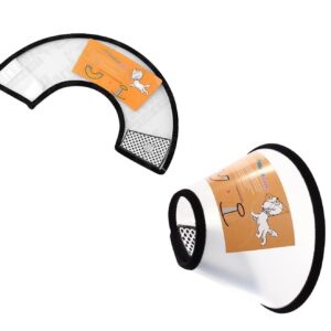 The Pet Dog Plastic Adjustable Cone Collar is a product designed to prevent dogs from licking or biting wounds, stitches, or irritated areas on their bodies. The collar...