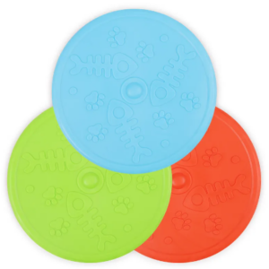 The Pet Dog Toy Silicone Rubber Frisbee Flying Disc is a toy designed for dogs, made from durable silicone rubber material. It's designed to be safe for dogs to catch and chew,...