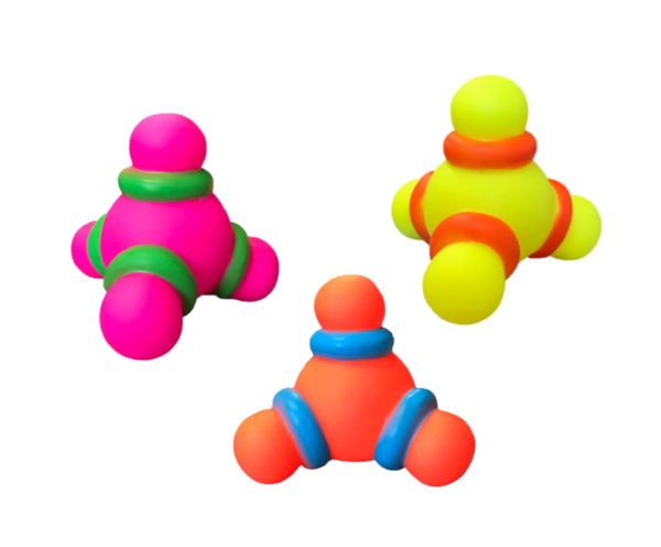 The Pet Dog Toy Squeaky Atom Shaped Ball is an 8 cm toy designed for dogs. It comes in assorted colors and features a squeaker to engage and entertain your pet. The product is...