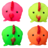 The "Pet Dog Toy Squeaky Round Chicken" is a toy designed for dogs. It measures 7 x 9 cm and comes in assorted colors. The toy is likely made to be engaging for pets, featuring...