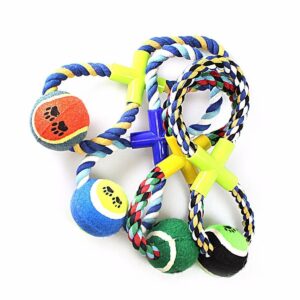 The Pet Dog Toy Tennis Ball with Rope is a fun and engaging toy designed for dogs. This toy usually consists of a durable tennis ball attached to a sturdy rope, making it ideal...