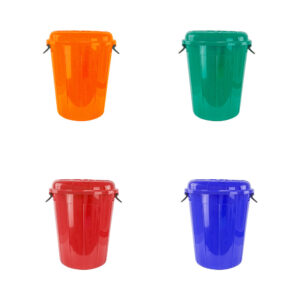 The Plastic Eco Storage Drum Bin Bucket with 2 Side Handles is a versatile storage solution that can hold up to 50 liters of contents. It is designed with two side handles for...