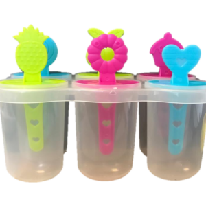 The Plastic Ice Popsicle Maker Box you're referring to is designed to create homemade popsicles. It typically features a set of molds that allow you to make six popsicles, each...