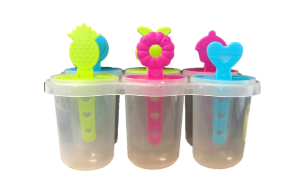 The Plastic Ice Popsicle Maker Box you're referring to is designed to create homemade popsicles. It typically features a set of molds that allow you to make six popsicles, each...