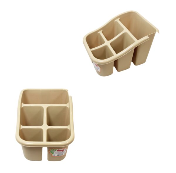 The Plastic Kitchen 5 Section Cutlery Holder is a utensil organizer designed to help keep your kitchen drawer neat and tidy. With dimensions of 8 x 10 cm, it features five...