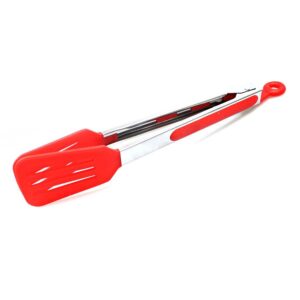 The "Plastic Kitchen BBQ Salad Food Serving Slotted Tongs" in assorted colors are a versatile kitchen tool designed for serving a variety of foods. These tongs are made from...