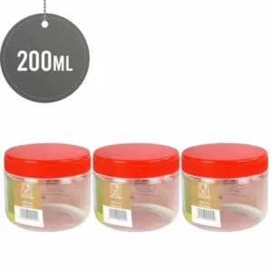 The Plastic Kitchen Pet Food Storage Jar is a set of three containers, each with a capacity of 200 ml. These jars are designed for storing pet food, keeping it fresh and easily...