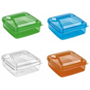 The Plastic Mini Food Storage Container with a 250ml capacity, model BG388, is designed for storing small quantities of food. It comes in assorted colors, adding a touch of...