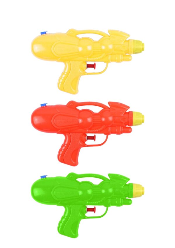 The "Plastic Toy Water Gun 17 cm Assorted Colours R08292" is a small, 17 cm-sized water gun designed for play and fun, particularly popular among children. The term "assorted...