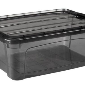 The Poli Plastic Storage Box in black with a capacity of 12 liters and dimensions of 40 cm is identified by the model number BNM0612. This type of product is typically used for...