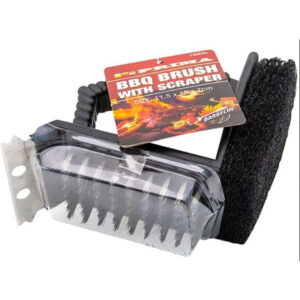 The Prima BBQ Brush with Scraper is a handy tool designed for cleaning grills and barbecues. It typically features sturdy bristles for scrubbing away grease and food residue and...