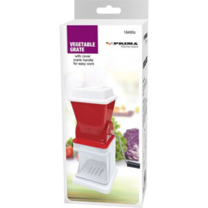 The Prima Vegetable Grater with Cover is a kitchen tool designed to help you efficiently grate vegetables and other foods. It typically features sharp blades for effective...