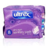 The product "Ultrex Ultra Night Sanitary Pads with Wings 8 Pack - Case of 12" refers to a bulk purchase of sanitary pads. Each individual pack contains 8 ultra night sanitary...