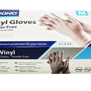 The product you are referring to is a box of 100 medium-sized disposable vinyl examination gloves. These gloves are clear, powder-free, and latex-free, making them suitable for...