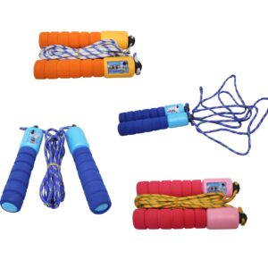 The product you mentioned is a children's skipping rope with a counter and soft handle, available in assorted colors. The model number is 0378 A, and it's being offered at a...