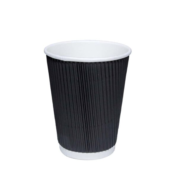 The product you mentioned seems to be a pack of 8-ounce (235ml) black recyclable ripple paper cups with lids, identified by the code EC0997. These cups are likely designed for...