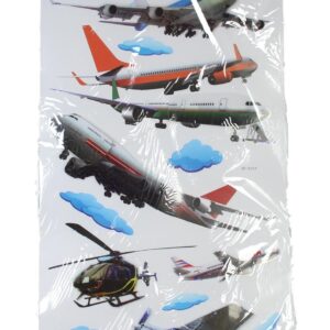 The product you mentioned seems to be a set of bedroom wall stickers featuring vehicle designs. The dimensions of the stickers are 68 x 32 cm, and they come in assorted designs....