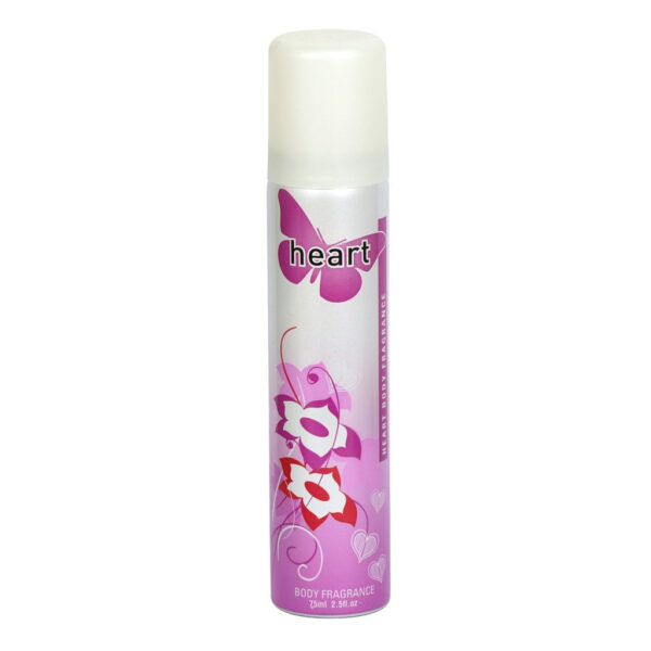 The product you're referring to is a case of 12 units of Insette Ladies Deodorant Body Spray Heart, with each can containing 75ml of the product. This type of deodorant body...