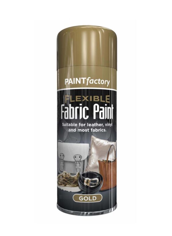 The product you're referring to is a flexible fabric spray paint in a gold color. It is suitable for use on leather, vinyl, and most fabrics, making it versatile for various DIY...