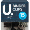 The product you're referring to is a pack of binder clips. Specifically, these are black binder clips with a width of 19 mm. The pack contains 15 clips, and the product code is...