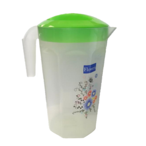 The product you're referring to is a plastic kitchen jug designed for holding juice or water, with a capacity of 1.5 liters. It comes with a lid, which is useful for preventing...