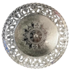 The product you're referring to is a Plastic Round Serving Tray with a diameter of 26 cm. It is available in assorted colors, which means you might receive a tray in any color...