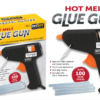 The product you're referring to is likely a hot melt glue gun that comes equipped with an anti-drip nozzle and includes 100 glue sticks. The model number "8601" seems to be...