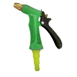 The product you're referring to seems to be a garden hose pipe fitting with a connector and a green water spray gun, possibly identified by the number 3473. This type of product...