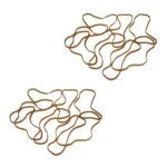 The product you're referring to seems to be a pack of brown elastic rubber bands, specifically designed to be large and heavy-duty. The packaging likely contains 50 rubber...