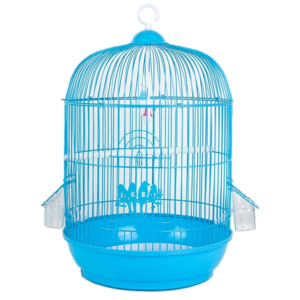 The product you're referring to seems to be a round metal bird cage with dimensions of 31 x 44 cm. It comes in assorted colors and has a product code or identifier of 7287....