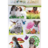 The product you're referring to seems to be a set of 3D effect wall stickers designed for room decor. These stickers feature animal and pet designs and come in assorted designs...