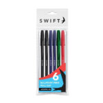 The "Pull Cap Ballpoint Pens 6pk Assorted P3055" typically refers to a package of six ballpoint pens that come with pull-off caps and are available in assorted colors. These...