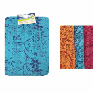 The PVC Non Slip Dining Placemat with Floral Print is a set of placemats designed for dining tables. Each placemat measures 30 x 40 cm and the pack includes two placemats...