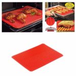The Pyramid Pan Non-Stick Fat Reducing Silicone Cooking Mat is a versatile kitchen accessory designed to be used in ovens for healthier cooking. The mat features a...