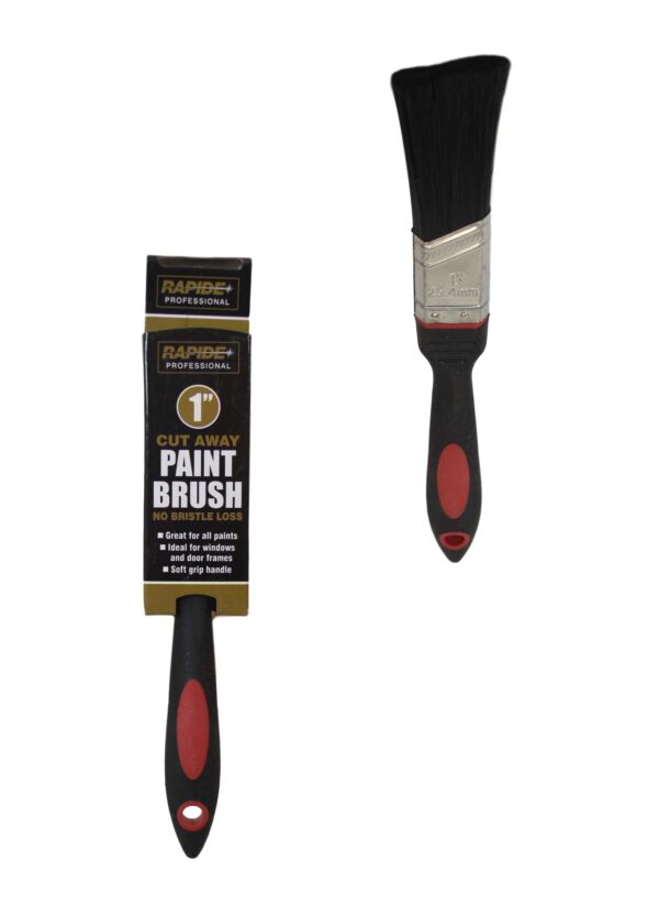 The Rapide 1'' Cut Away Paint Brush is a tool designed for precision painting tasks. Its 1-inch width makes it suitable for trim work, edging, and cutting in around corners or...