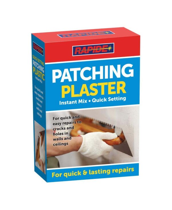 The "Rapide Patching Plaster Instant Mix" is a quick-setting plaster designed for lasting repairs. It comes in a 600g package and is ideal for patching up walls or surfaces that...