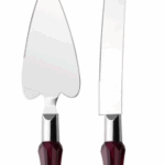 The ROOC Cake Cutting Server Set you're referring to consists of two pieces, designed specifically for serving cakes. The set features handles shaped like crystals, which adds...
