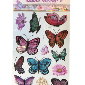 The Room Decor 3D Effect Wall Stickers featuring a Butterfly Design are decorative stickers used to enhance the aesthetic appeal of a room. These stickers measure 62 x 35 cm and...