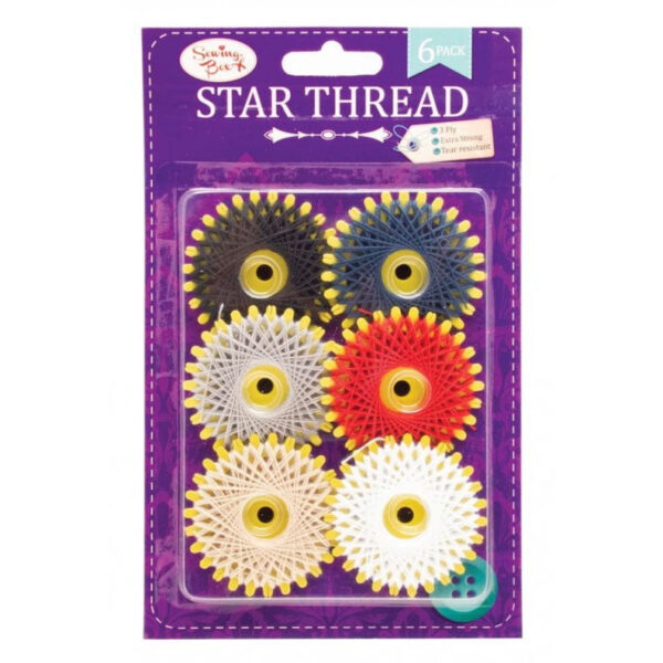 The Sewing Box Star Thread 6 Pack typically refers to a set of six spools of sewing thread. These packs often include a variety of colors, making them versatile for different...