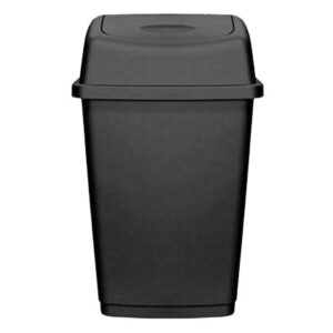 The Signature Swing Bin with a 25L capacity in black is a type of waste bin designed for home or office use. It features a swinging lid that allows for easy disposal of trash...