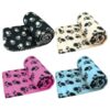 The Soft Fleece Paw Print PET Sleeping Comfort Blanket is a cozy blanket designed for pets. It features a paw print design and is available in assorted colors. The blanket...