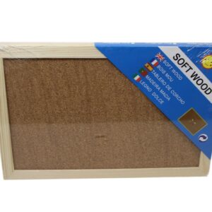 The Soft Wood Pinning Board is a versatile item often used in schools, offices, and for arts and crafts projects. Measuring 30cm x 20cm, it provides ample space for pinning...