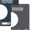 The Spiral Reporters Note Pad you mentioned is a pack of three notepads, each measuring 5 inches by 8 inches. They come in assorted colors, which means the pack includes a...