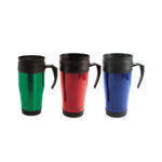 The SQ Professional Car Coffee Tea Travel Mug with Handle is a convenient travel accessory designed to hold up to 450ml of your favorite hot beverages, such as coffee or tea....