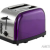 The SQ Professional Legacy 2 Slice Toaster 900W in Amethyst is a kitchen appliance designed for toasting bread. With a power output of 900 watts, it provides efficient toasting...