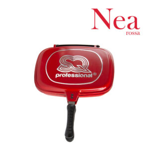 The SQ Professional Nea Rossa Die Cast Magic Pan is a double-sided cooking pan with a diameter of 32cm. Its model number is 4680, and it features a striking red color. This type...