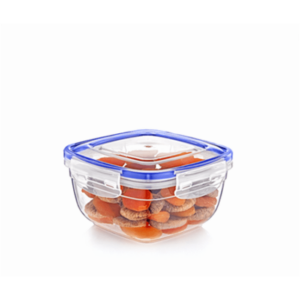 The "Square Clear Plastic Food Storage Container with Sealing Lid 275ml D30101" is a compact and practical container designed for storing food. With a capacity of 275...