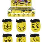 The "Squishy Slow Rising Stretchy Moody Face Stress Ball With Hair 6cm T29040" refers to a stress-relief toy designed to help alleviate tension and anxiety. It features a soft,...