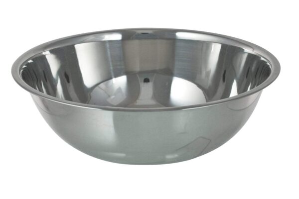 The "Stainless Steel Catering Washing Mixing Bowl 40 cm 3708 A" is likely a versatile kitchen item designed for professional or home use in food preparation. Being made of...