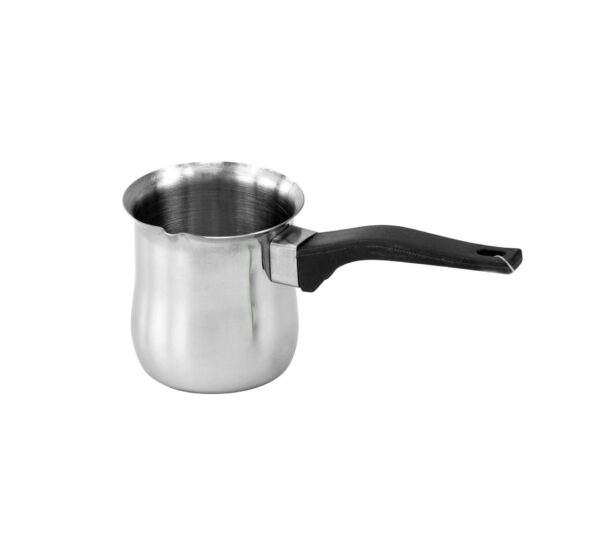 The Stainless Steel Turkish Tea Coffee Maker Warmer with a Long Handle, model number 8881, is a 500ml capacity kitchen tool designed for preparing traditional Turkish tea or...